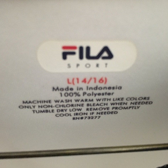 NWT Fila Long Sleeve Athletic Jersey - Picture 3 of 4